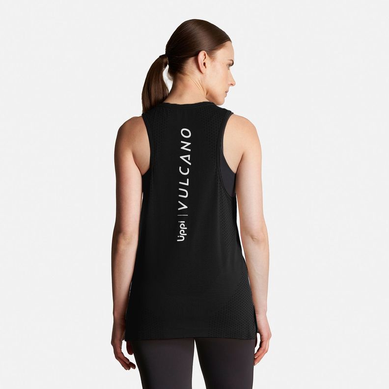 Polera Mujer 4 Run Seamless Trail T-Shirt Negro Lippi-3