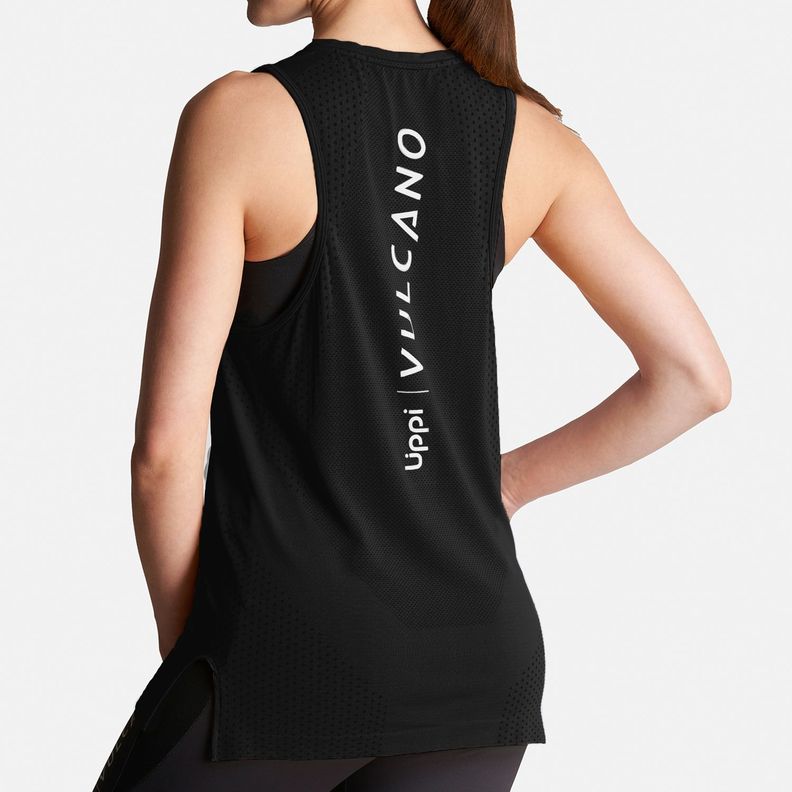 Polera Mujer 4 Run Seamless Trail T-Shirt Negro Lippi-4