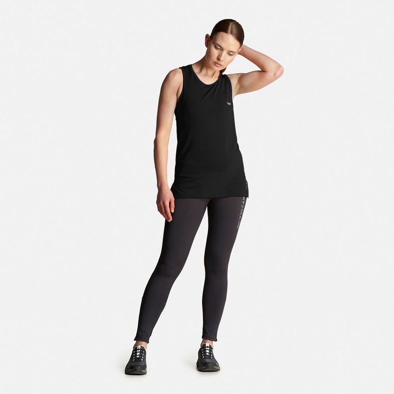 Polera Mujer 4 Run Seamless Trail T-Shirt Negro Lippi-7