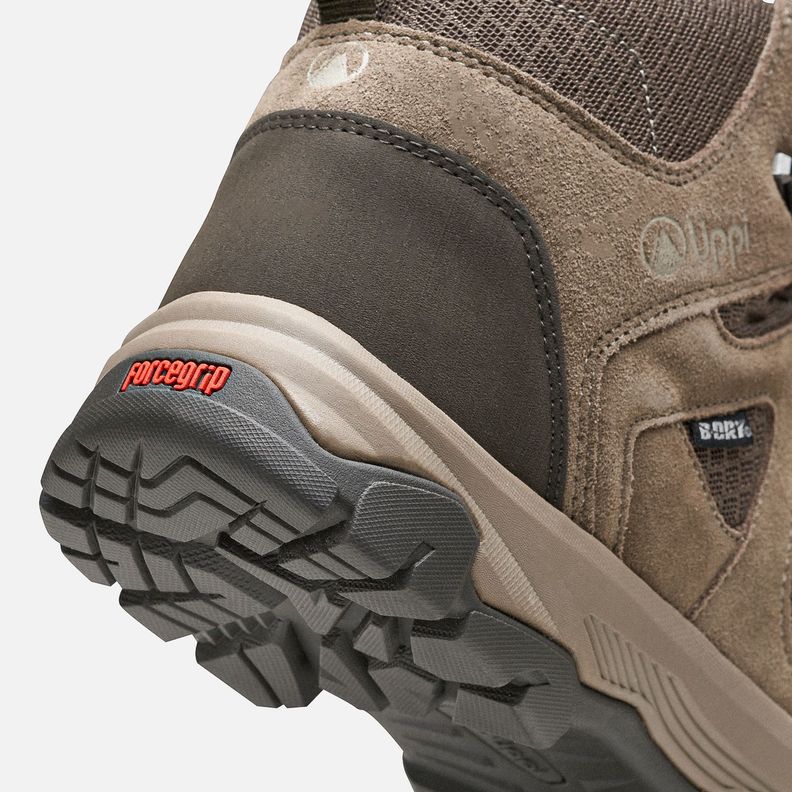 Botín Hombre Tellus Mid Taupe Oscuro Lippi TT22-6