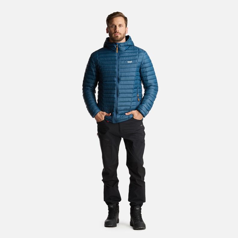 Chaqueta Hombre Peak Down Hoody Jacket Petroleo Lippi-8