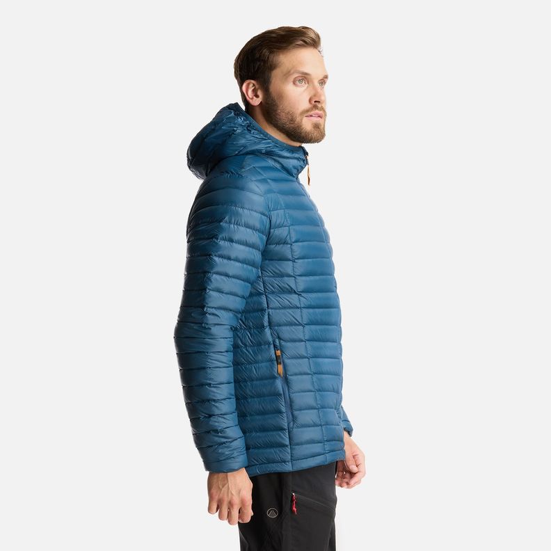 Chaqueta Hombre Peak Down Hoody Jacket Petroleo Lippi-2