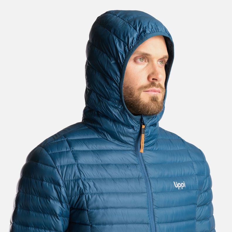 Chaqueta Hombre Peak Down Hoody Jacket Petroleo Lippi-4