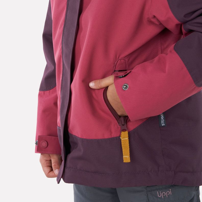 Chaqueta Niña Andes Snow B-Dry Hoody Jacket Rosa Oscuro Lippi I23-3