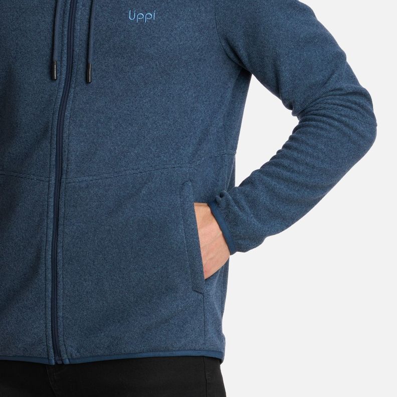 Polar Hombre Stripes Nano-F Full Zip Azul Marino Lippi I25-4