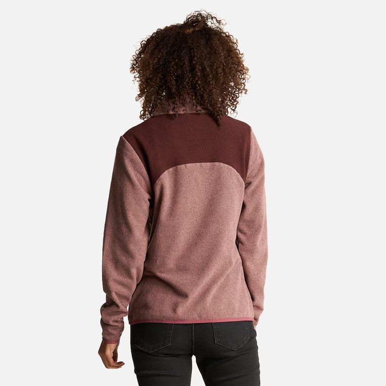 Poleron Mujer Tokerau Rosa Oscuro Haka Honu-7