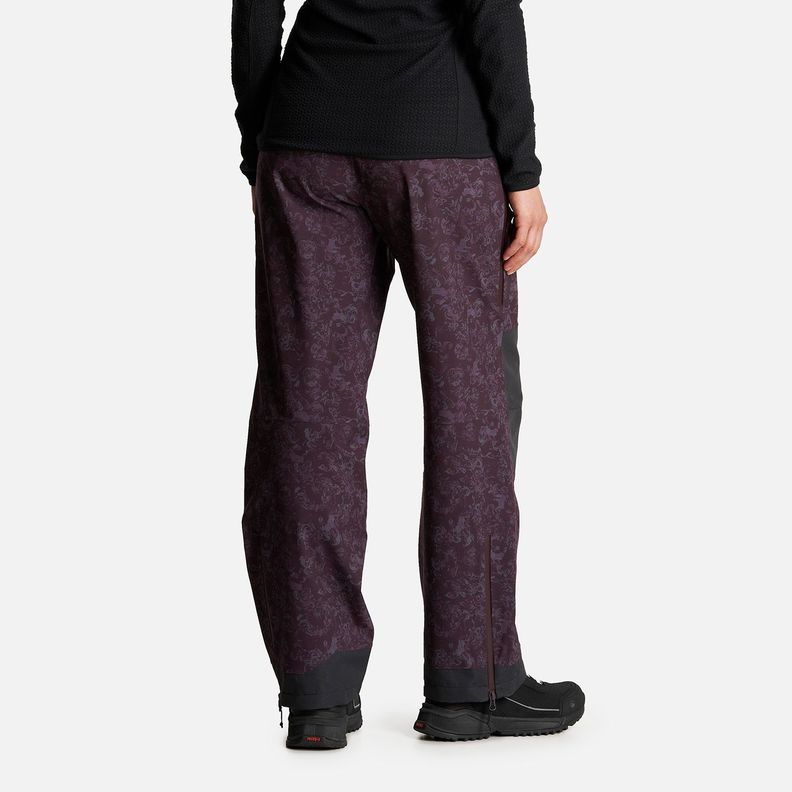 Pantalon Mujer Sierra Nevada B-Dry Light Pants Print Burdeo Lippi-4