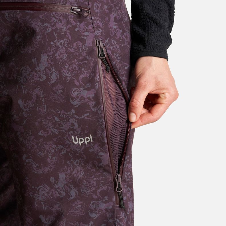 Pantalon Mujer Sierra Nevada B-Dry Light Pants Print Burdeo Lippi-7