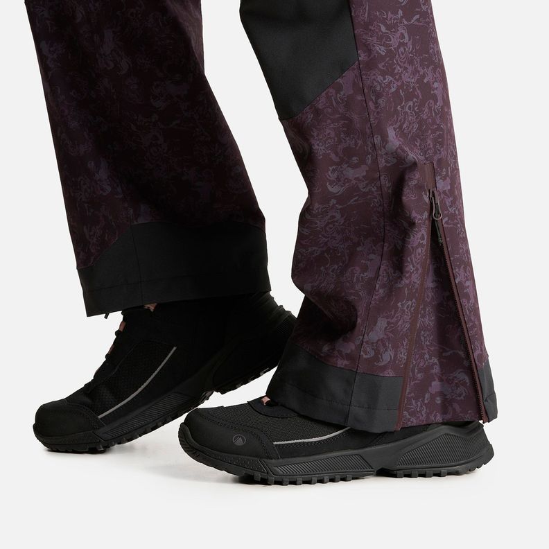 Pantalon Mujer Sierra Nevada B-Dry Light Pants Print Burdeo Lippi-8