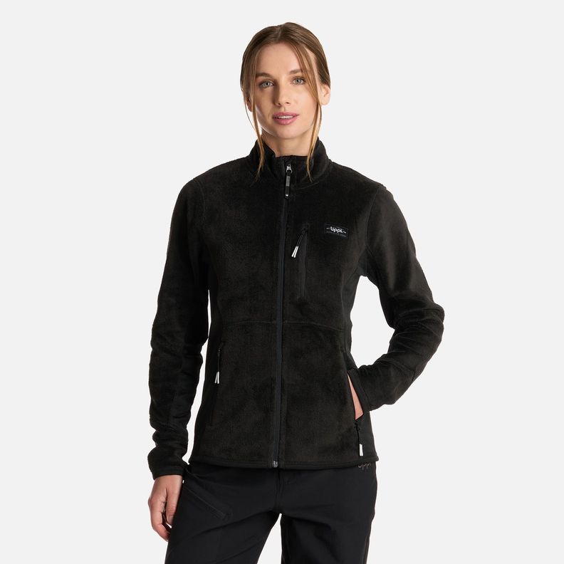 Polar Mujer Numan Shaggy-Pro Jacket Negro Lippi I25-0