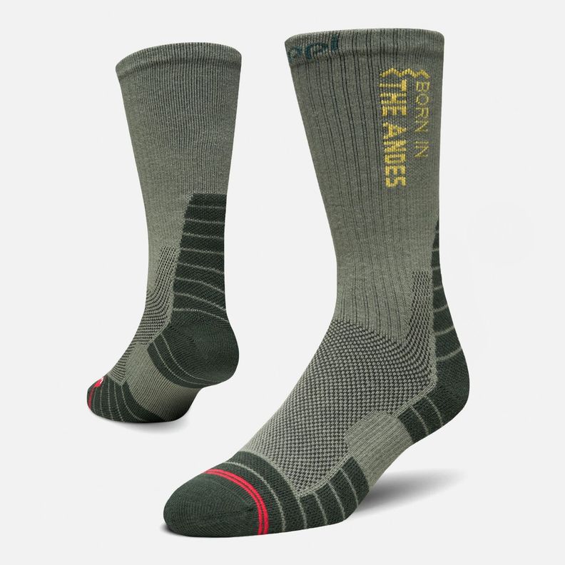 Calcetines Hombre Trekking Light Socks Verde Musgo Lippi-0