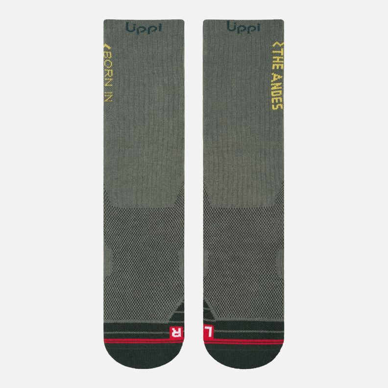Calcetines Hombre Trekking Light Socks Verde Musgo Lippi-1