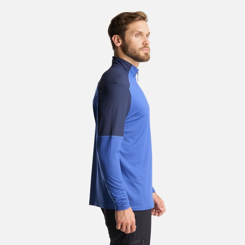 Poleron Hombre Puerto Trucco 14 Zip Azul Lippi I24-3