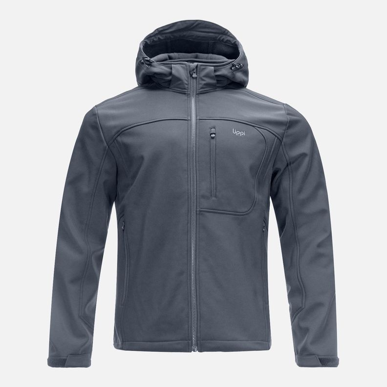 Chaqueta Hombre Macaya Softshell Hoody Gris Oscuro Lippi I23-0