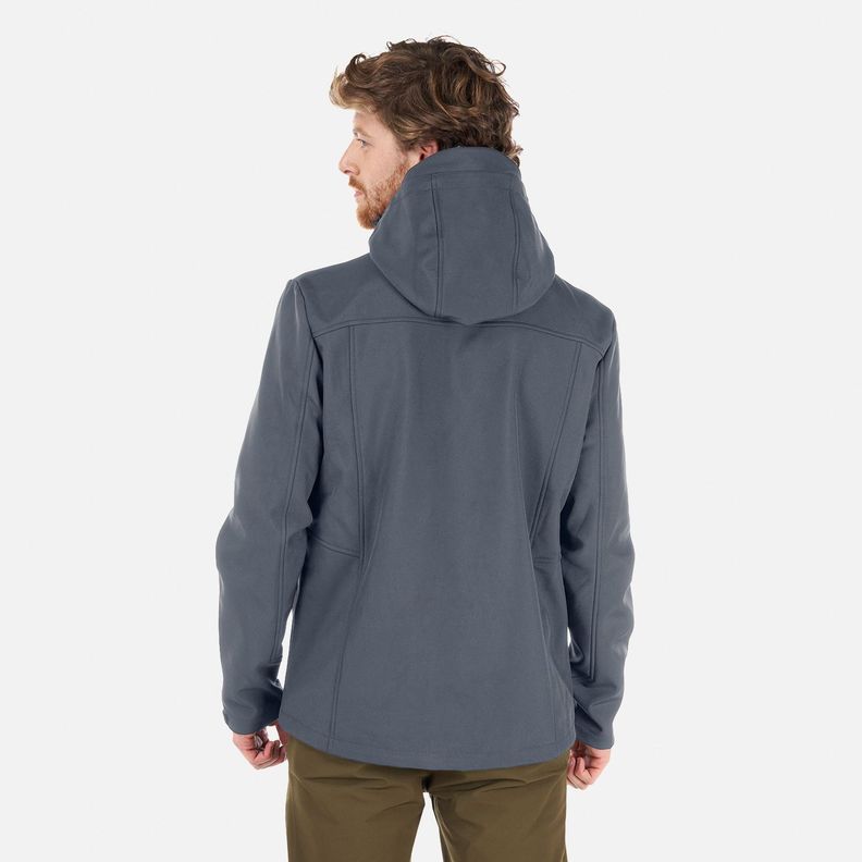 Chaqueta Hombre Macaya Softshell Hoody Gris Oscuro Lippi I23-2