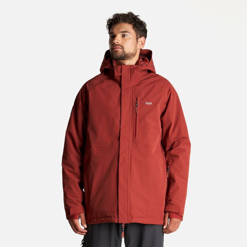 Chaqueta Hombre Andes B-Dry Hoody Jacket Vino Lippi-1
