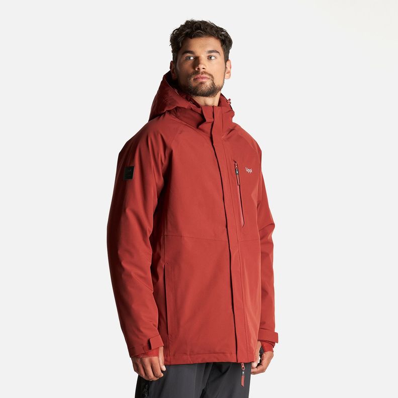 Chaqueta Hombre Andes B-Dry Hoody Jacket Vino Lippi-2