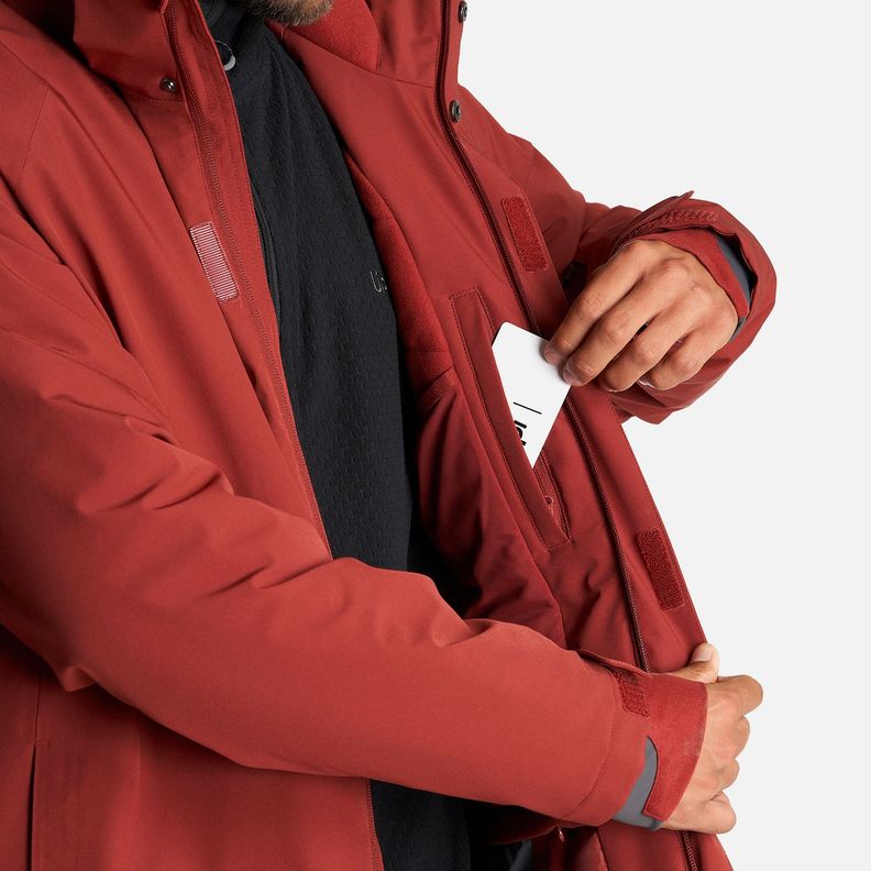 Chaqueta Hombre Andes B-Dry Hoody Jacket Vino Lippi-8
