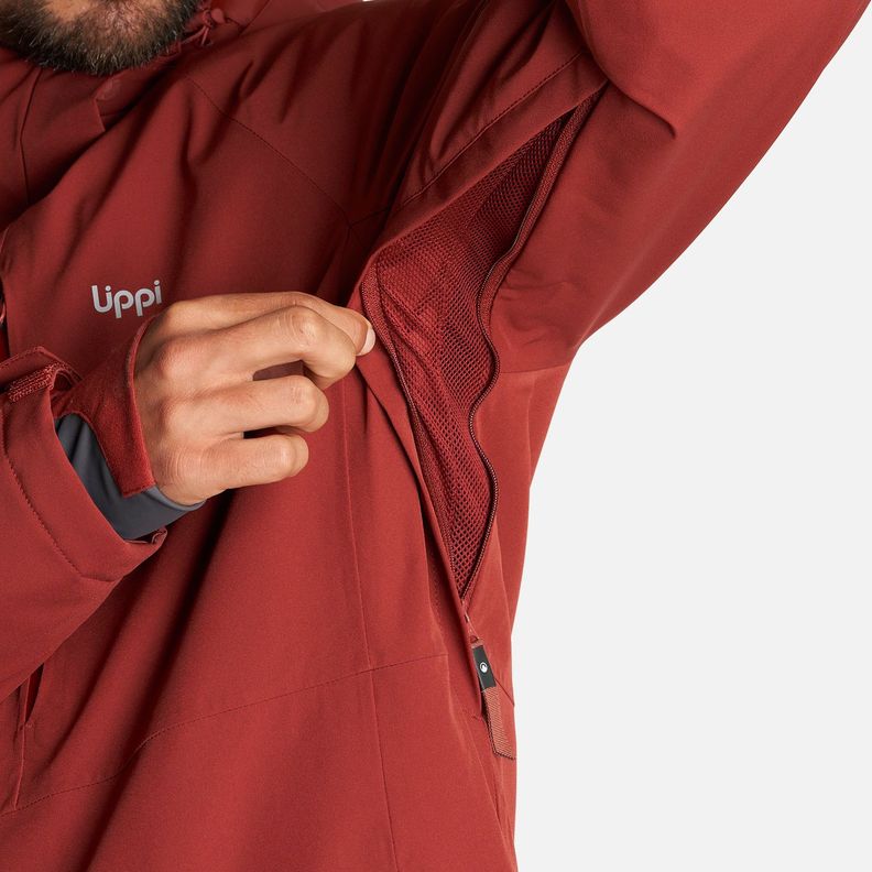 Chaqueta Hombre Andes B-Dry Hoody Jacket Vino Lippi-9