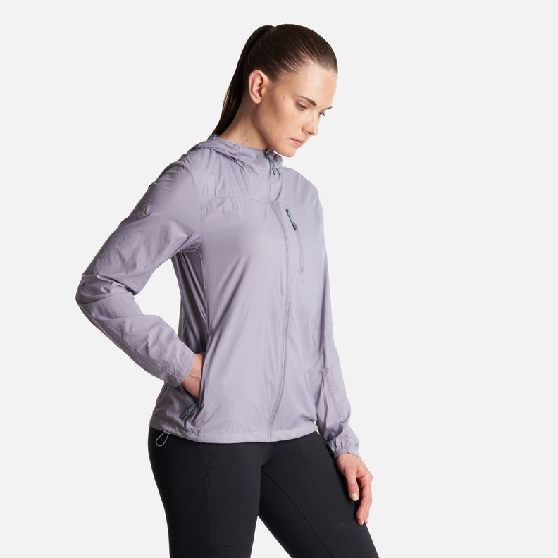 Chaqueta Mujer  Spry WindBreaker Hoody Jacket Morado Claro Lippi-2