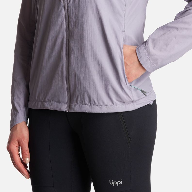 Chaqueta Mujer  Spry WindBreaker Hoody Jacket Morado Claro Lippi-5