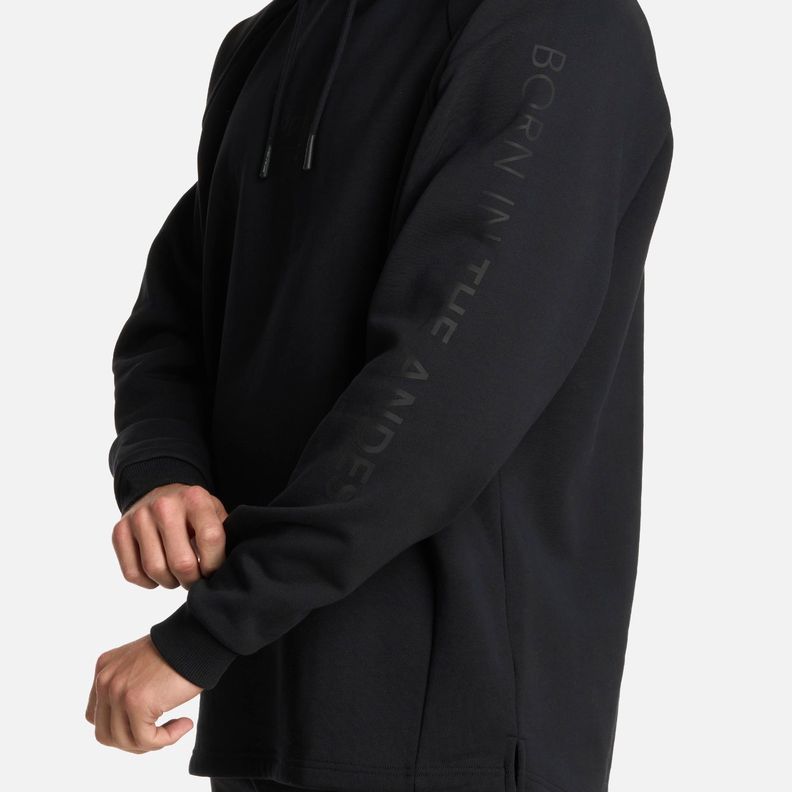 Polerón Hombre Heavy Duty Hoody Sweatshirt Negro Lippi I25-4