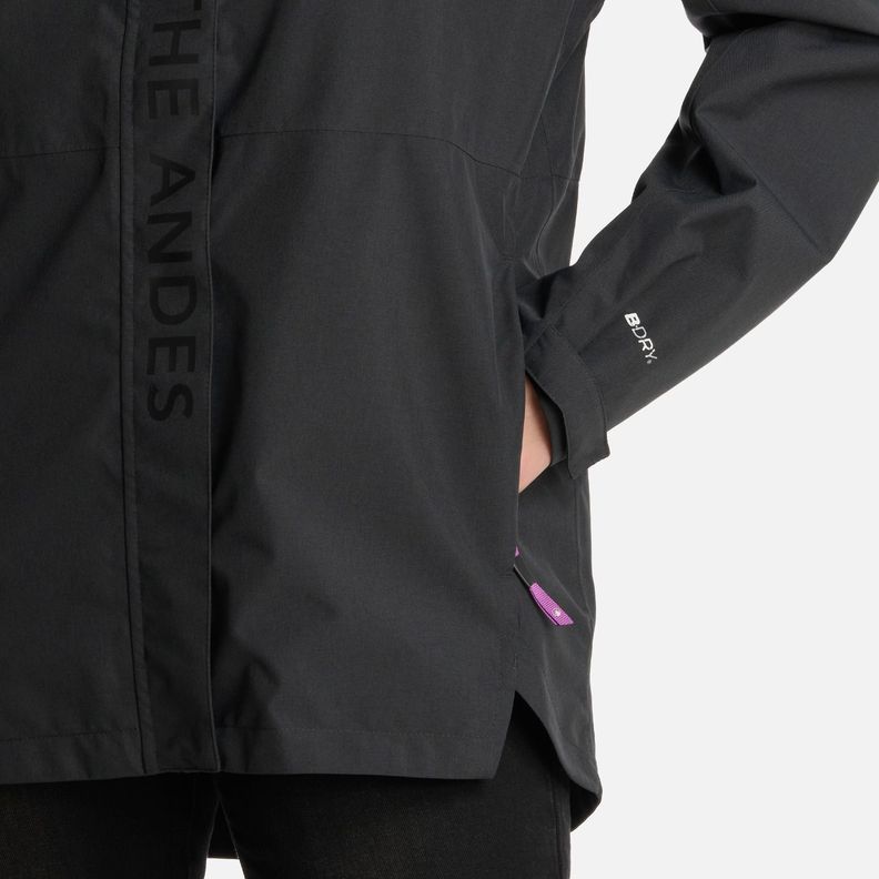 Chaqueta Mujer FirePlace B-Dry Jacket Negro Lippi-4
