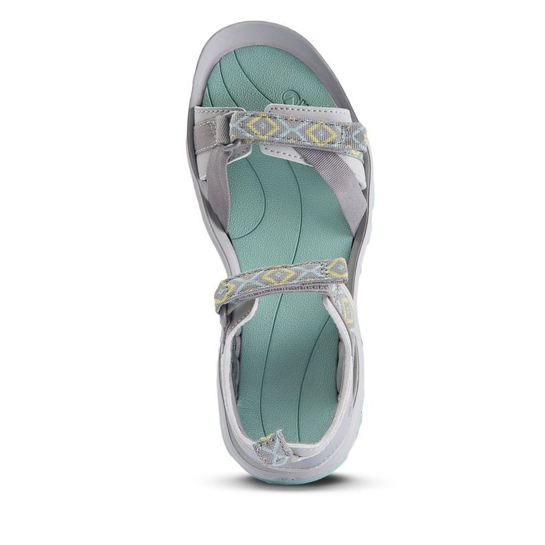 Calzado Lippi Sandalias Mujer Sandalia Mujer Go Out Gris Celeste