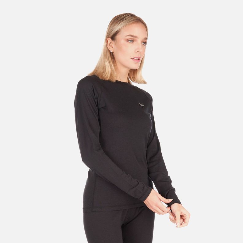 Primera Capa Mujer  Skintec 3000 Top Negro Lippi-2