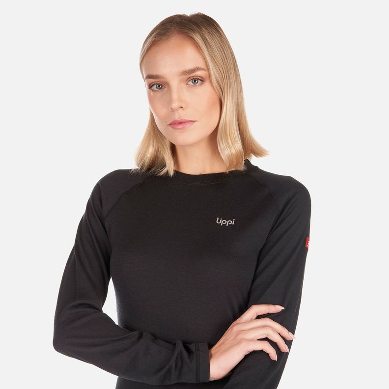 Primera Capa Mujer  Skintec 3000 Top Negro Lippi-6