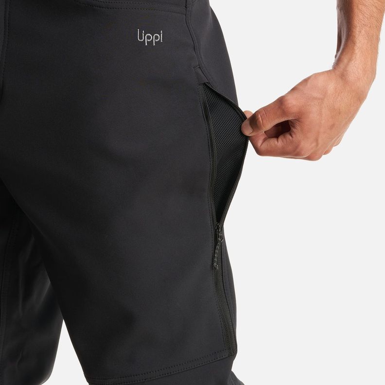 Pantalon Hombre Kimball Softshell Pants Negro Lippi I24-6