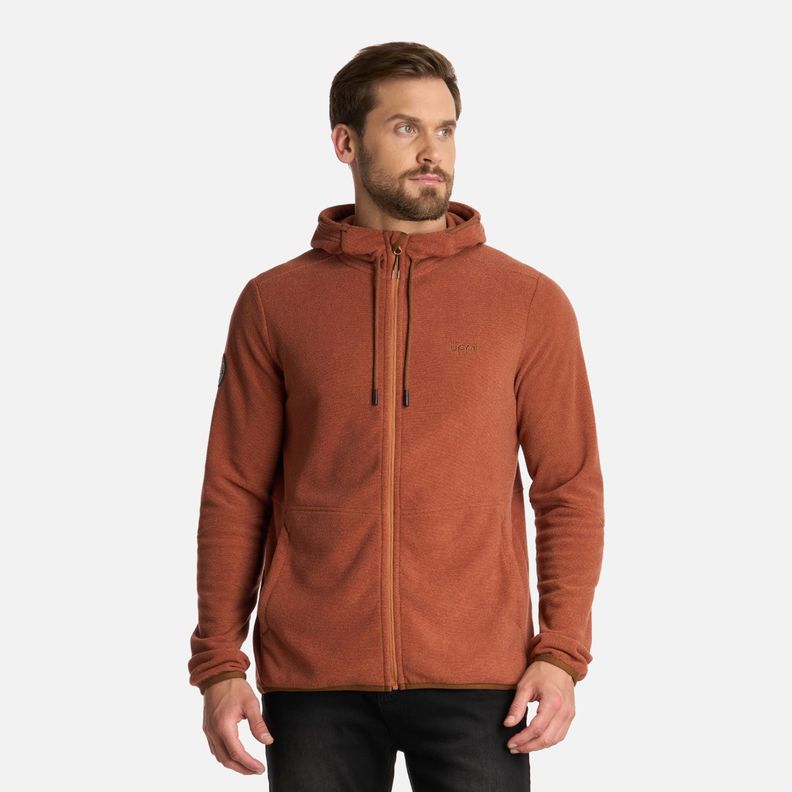 Polar Hombre Stripes Nano-F Full Zip Hoody Camel Lippi I25-0