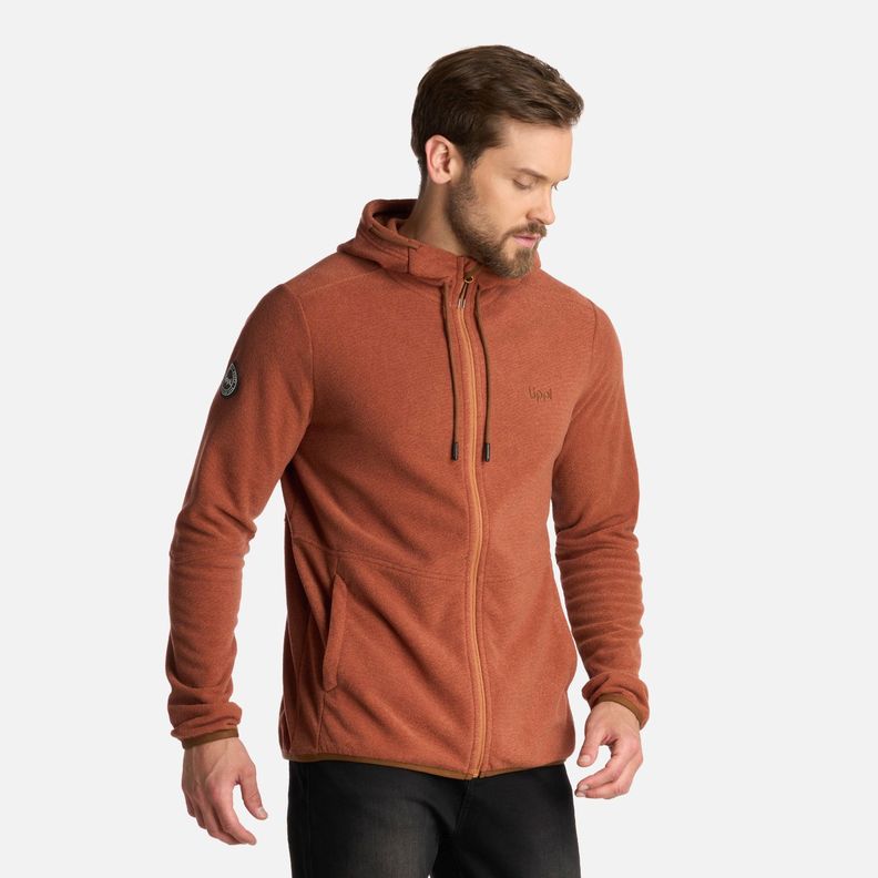 Polar Hombre Stripes Nano-F Full Zip Hoody Camel Lippi I25-1