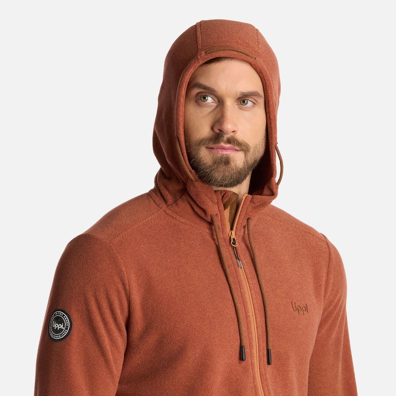 Polar Hombre Stripes Nano-F Full Zip Hoody Camel Lippi I25-3