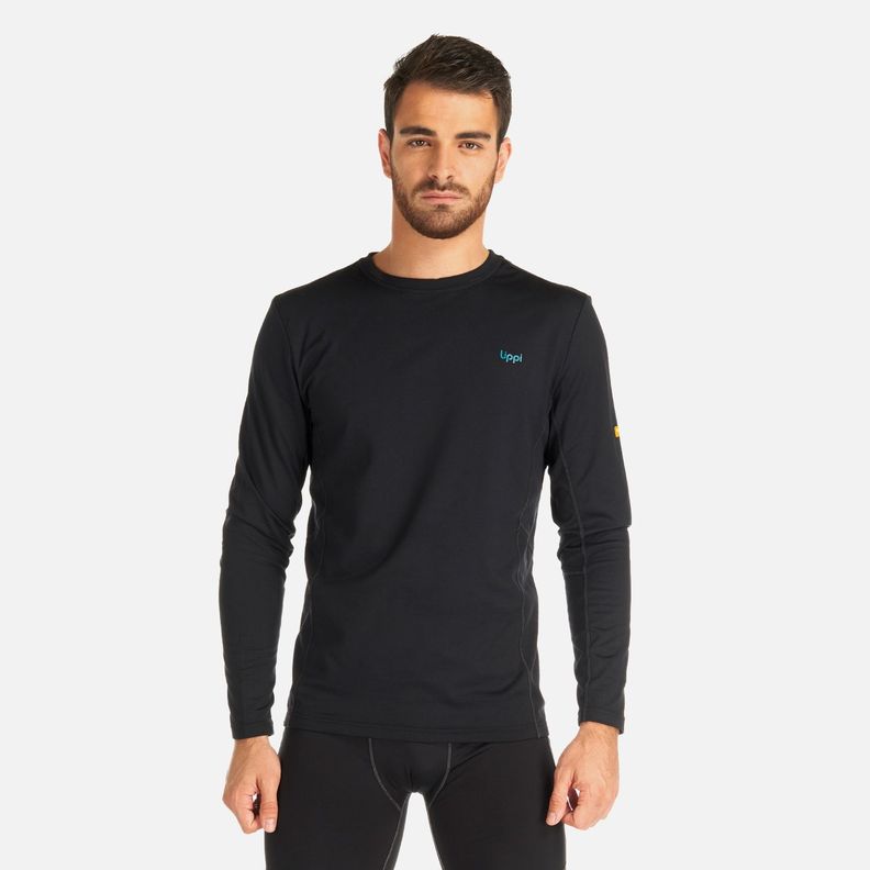 Primera Capa Hombre Skintec 2000 Warm Top Negro Lippi-1