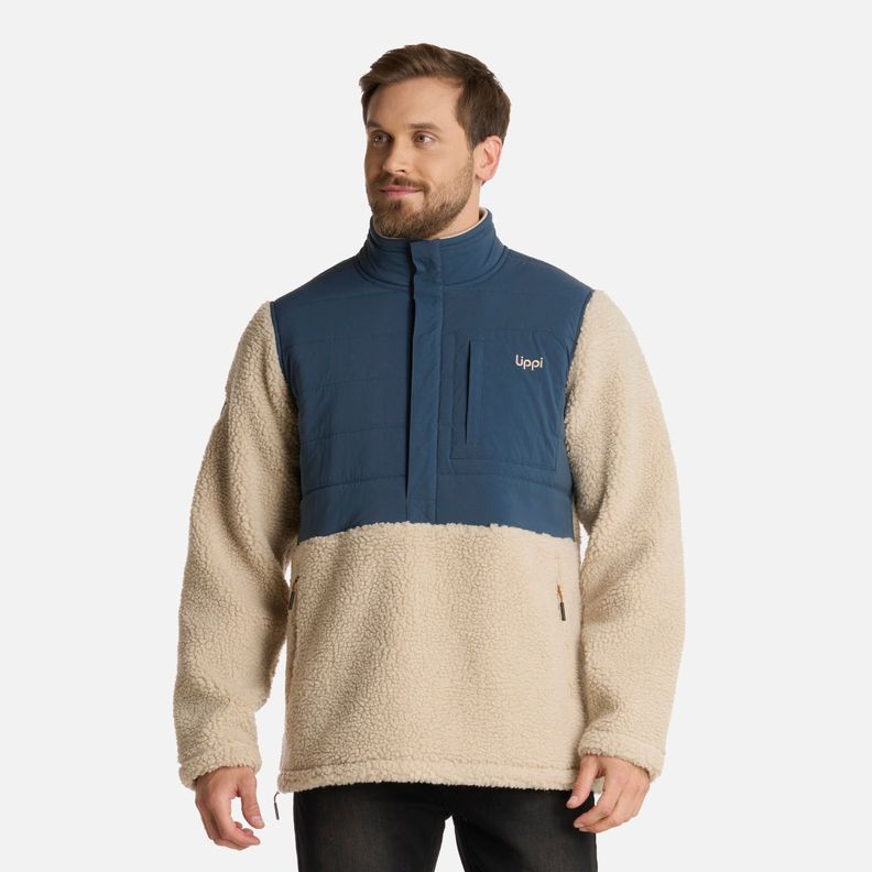 Polar Hombre Glaciar Sherpa-Pro 14 Zip Beige Lippi I25-0