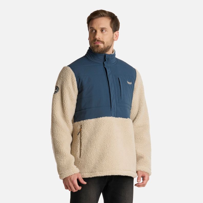 Polar Hombre Glaciar Sherpa-Pro 14 Zip Beige Lippi I25-1