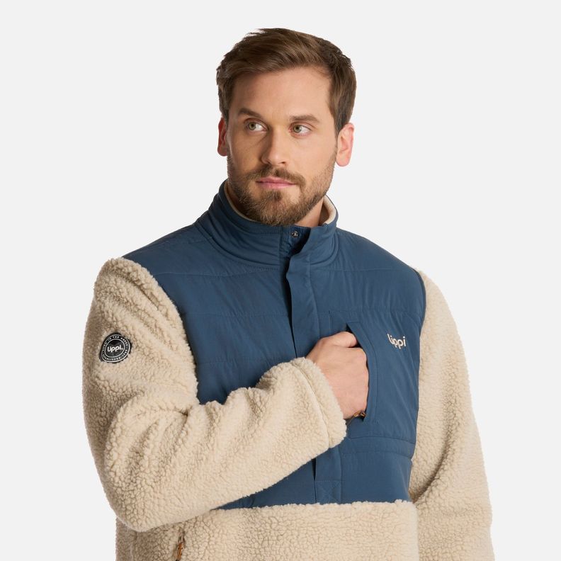 Polar Hombre Glaciar Sherpa-Pro 14 Zip Beige Lippi I25-3