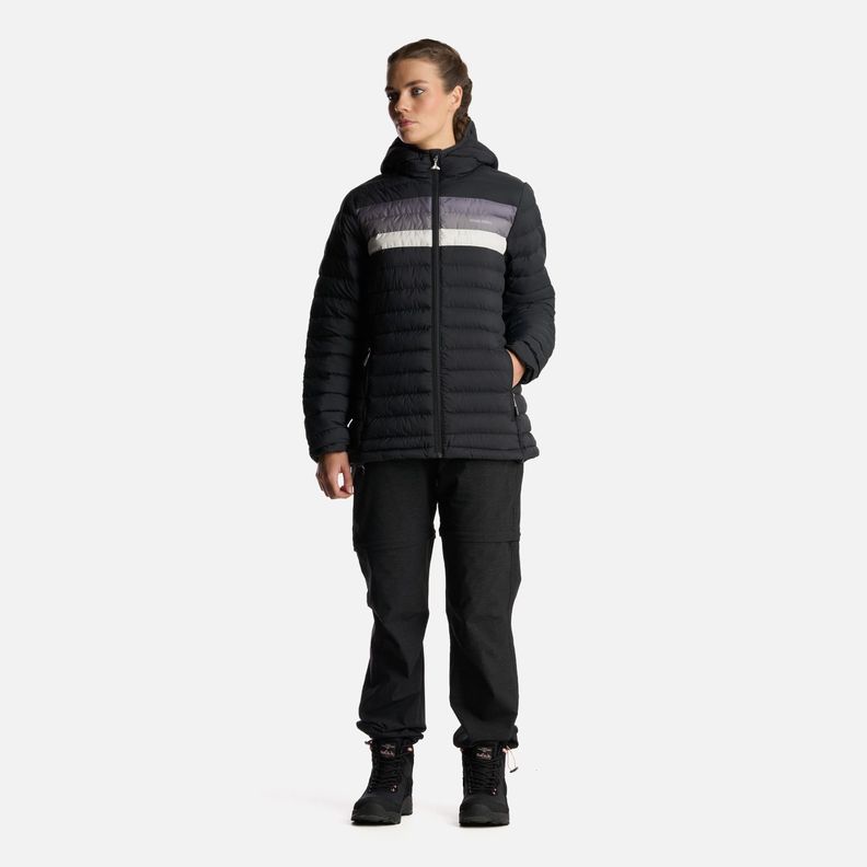 Chaqueta Mujer Infiernillo con gorro Negro Haka Honu I24-8