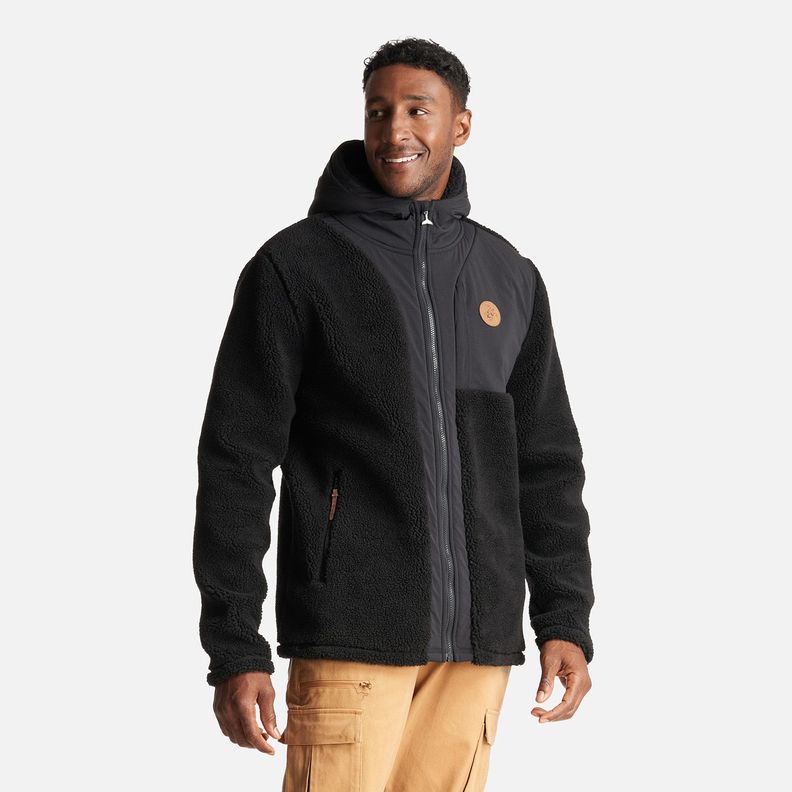 Poleron Hombre Porteador 1/4 Zip Negro Haka Honu-2