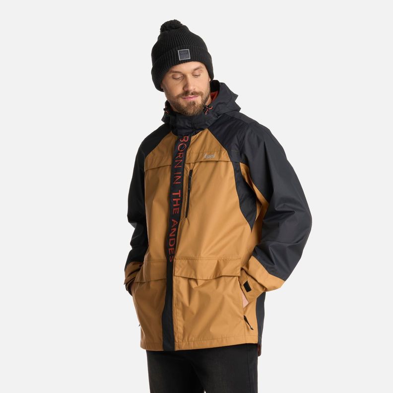 Chaqueta Hombre Streetwise B-Dry Hoody Cafe Claro Lippi I25-1