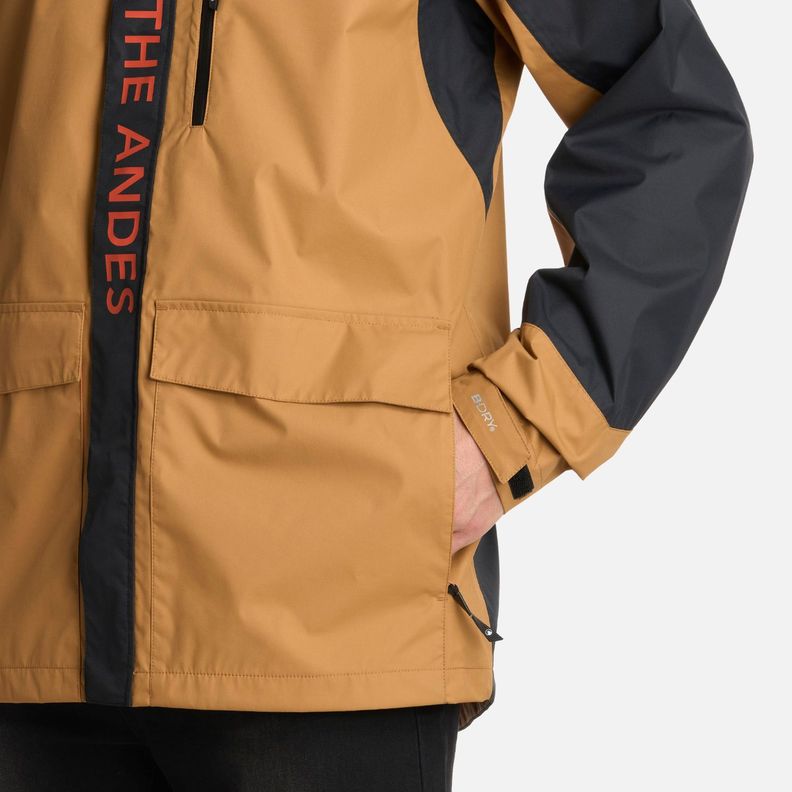 Chaqueta Hombre Streetwise B-Dry Hoody Cafe Claro Lippi I25-6