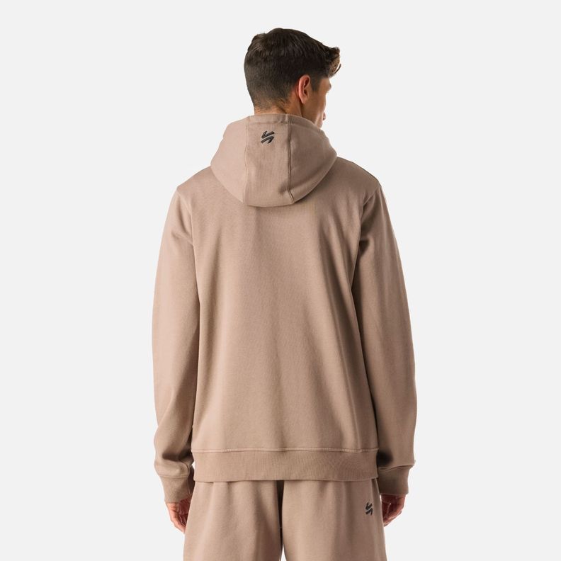 Polerón Hombre Cool Down Full Zip Hoody Taupe Vulcano-3