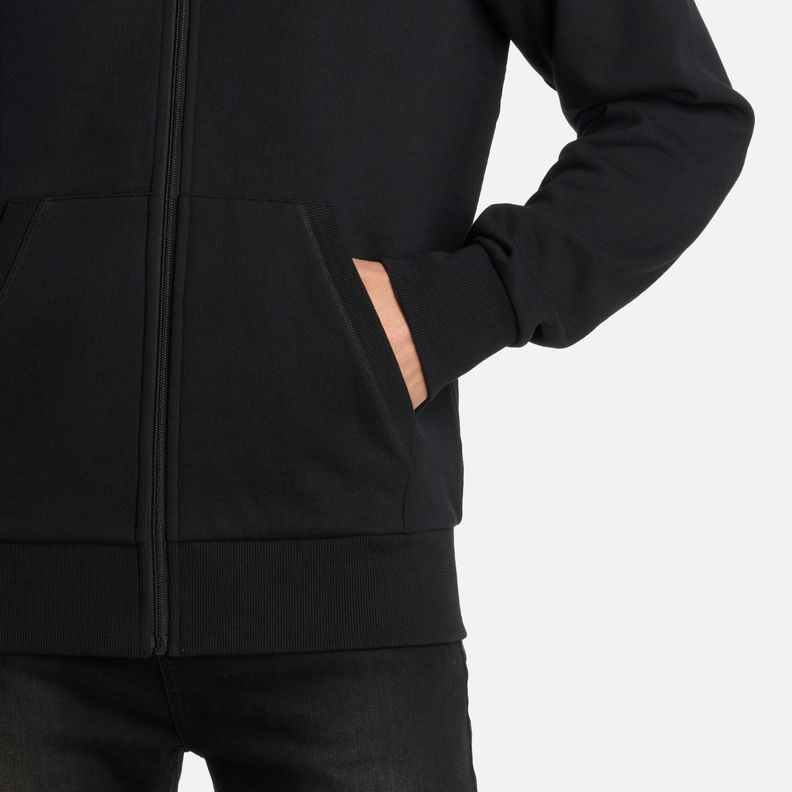 Polerón Hombre Ulmo FullZip Hoody Sweatshirt Negro Lippi I25-4