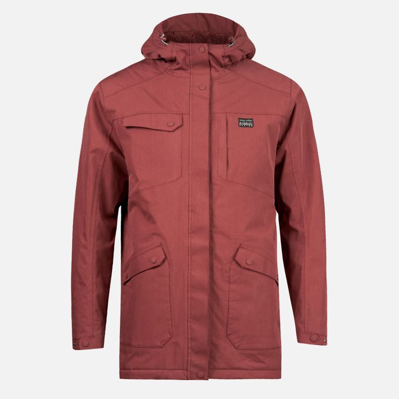 Chaqueta Hombre Yak Burdeo Haka Honu I23-0