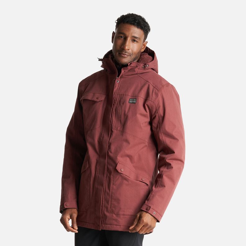 Chaqueta Hombre Yak Burdeo Haka Honu I23-2