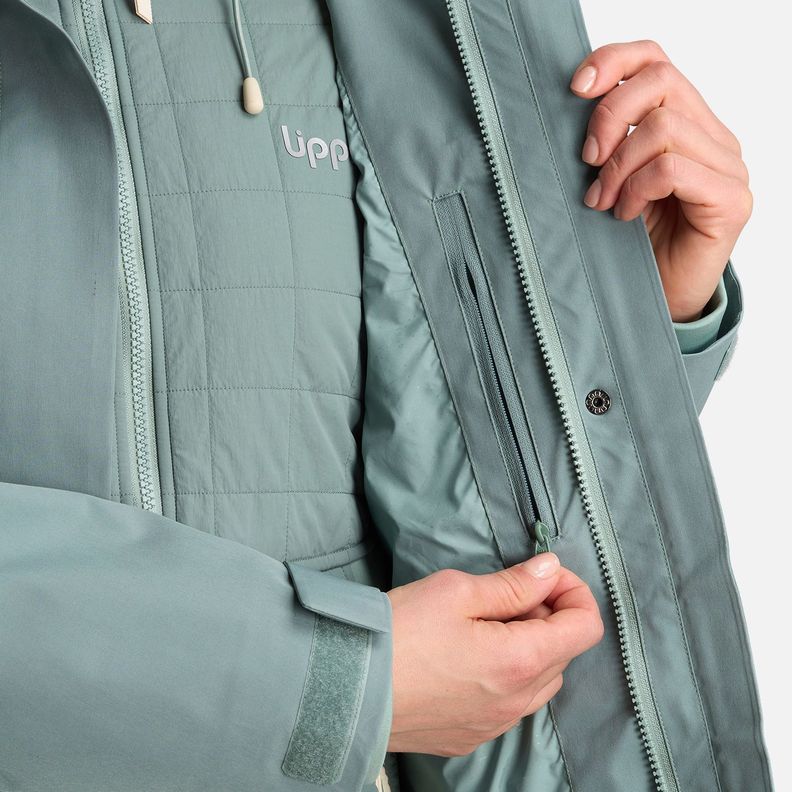 Chaqueta Mujer All In Fusion 3 Jacket Jade Oscuro Lippi-8
