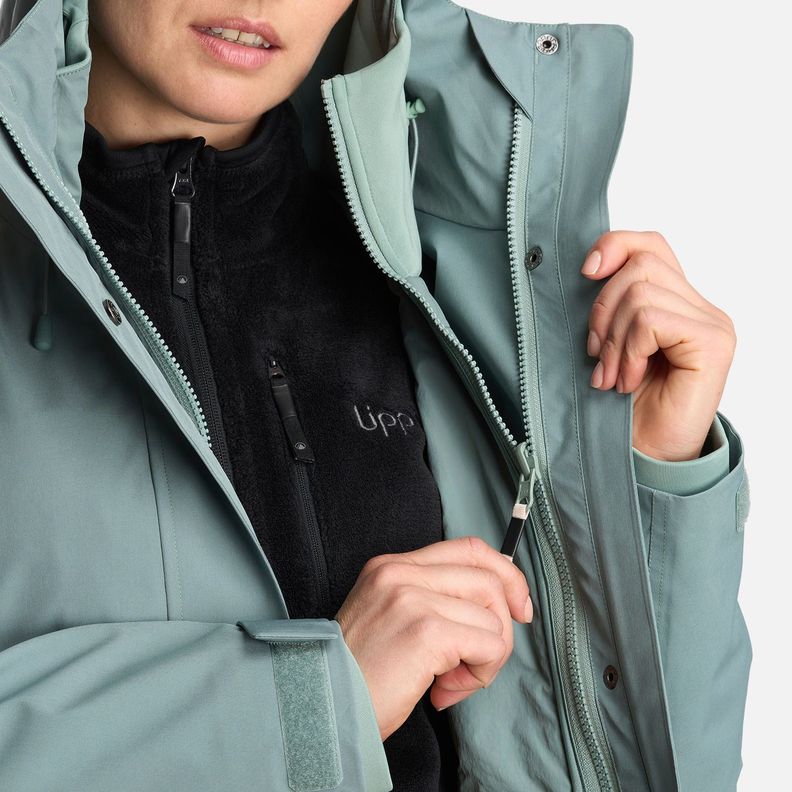 Chaqueta Mujer All In Fusion 3 Jacket Jade Oscuro Lippi-9