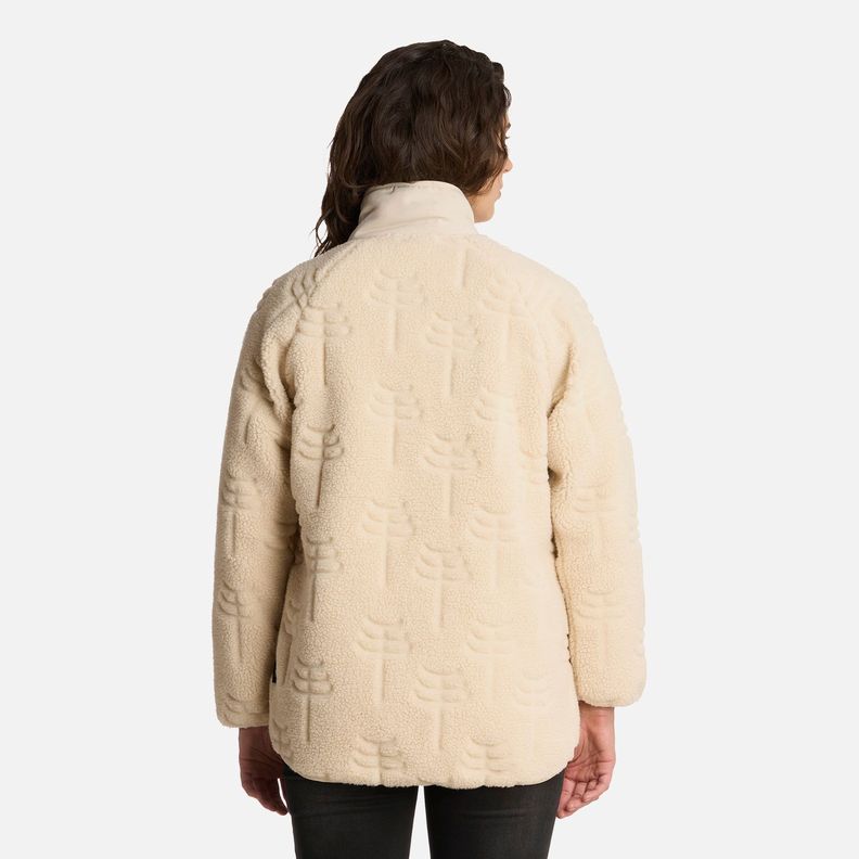 Polerón Mujer Zip-porrito Crema Haka Honu I25-2