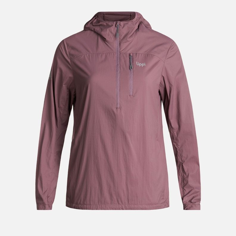 Chaqueta Mujer  Spry WindBreaker 14 Zip Hoody Jacket Morado Lippi-0